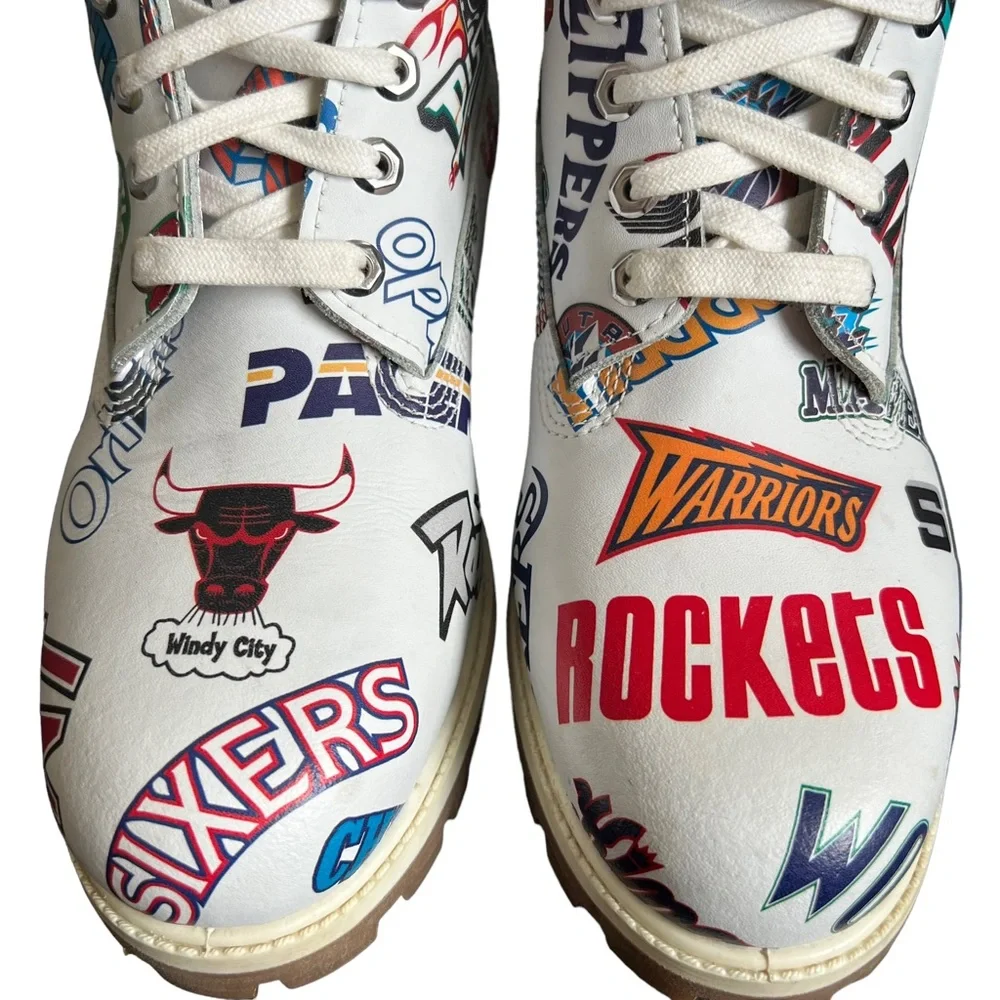 Timberland NBA Mitchell & Ness x NBA “East Meets West” Premium Size 9.5 … - Picture 4 of 15